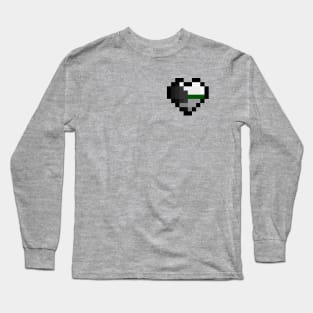 Pixel Heart Demiromantic Long Sleeve T-Shirt